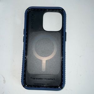 iPhone 13 Pro Speck MagSafe Compatible Case (Blue/Grippy)